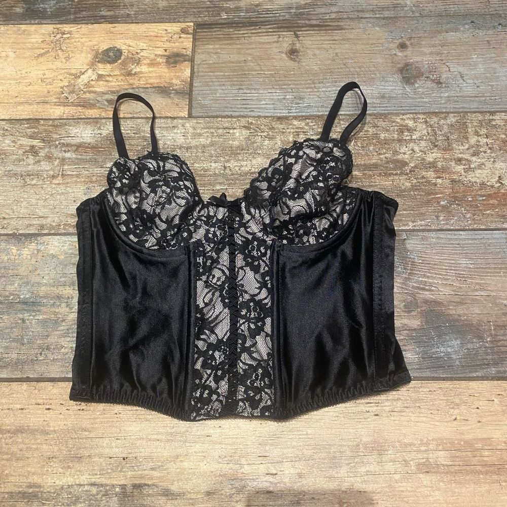 Vintage Adona Bustier Top Size 34B